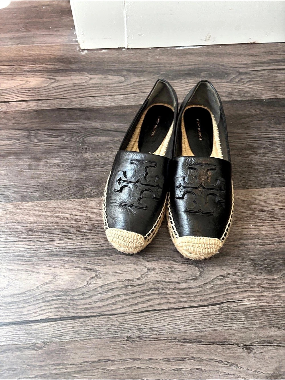 Tory Burch Ines Espadrille Flat Women's Black Flats